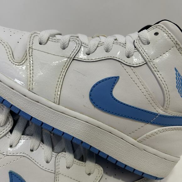 Nike Air Jordan 1 Retro Mid GS “Legend Blue/UNC” - Picture 10 of 11